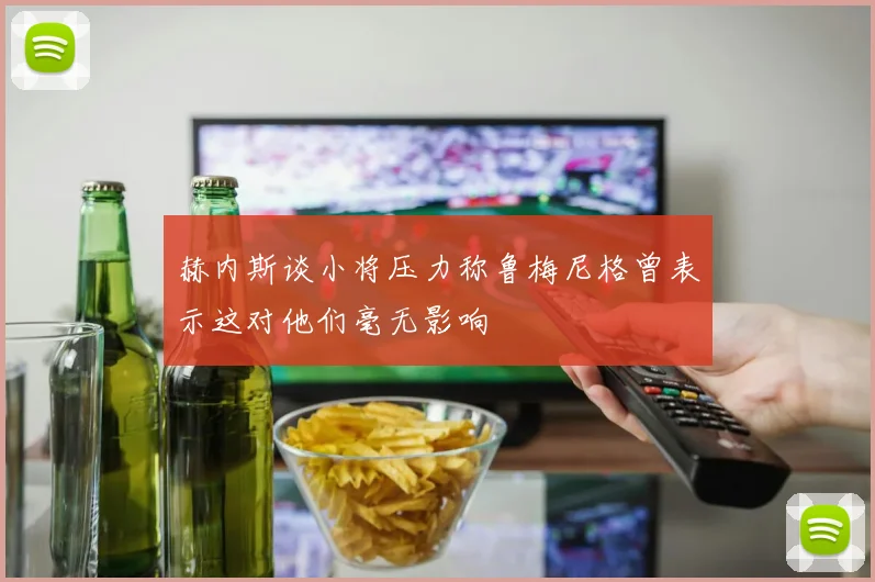 赫内斯谈小将压力称鲁梅尼格曾表示这对他们毫无影响